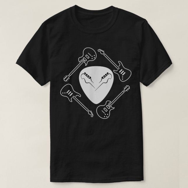 Plektrum Gitarre Legends 1372 T-Shirt (Design vorne)