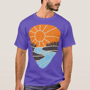 Plektrum mit Vintager Musik T-Shirt