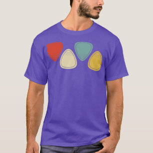 Plektrum Music Lover Retro Gitarre T-Shirt