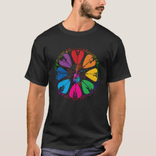 Plektrum Player Gitarrist Bassist Musi T-Shirt