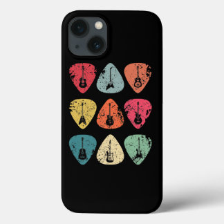 Plektrum Retro Vintag für Gitarristen Bassist Case-Mate iPhone Hülle
