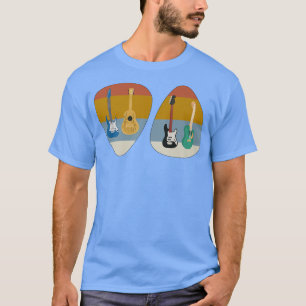 Plektrums Funny Country Music Bass Electric Gui T-Shirt