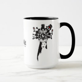 Plena Punk Puerto Rican Art Tasse