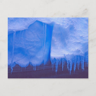 Pleneau-Eisberg-Friedhof, Antarktika: Blau Postkarte