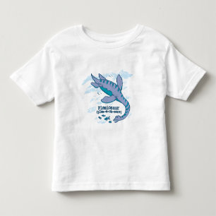 Plesiosaurier Blaues Meer Dinosaurier Kleinkind T  T-shirt