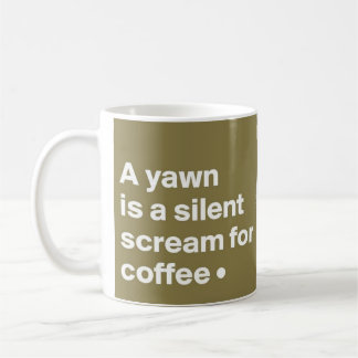 Pleure Silencieuse Pour La Mug De Café