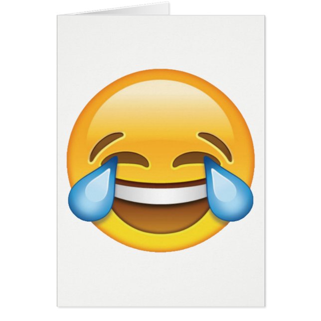 Pleurer de rire Larmes de joie émoji (Devant)