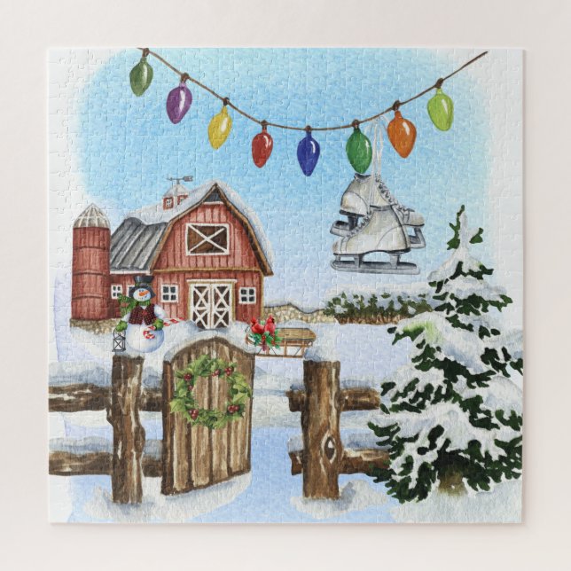 Plier carte de voeux Jigsaw Puzzle (Vertical)