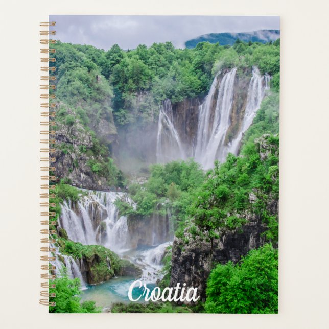 Plitvice Seen Wasserfallplaner Planer (Vorderseite)