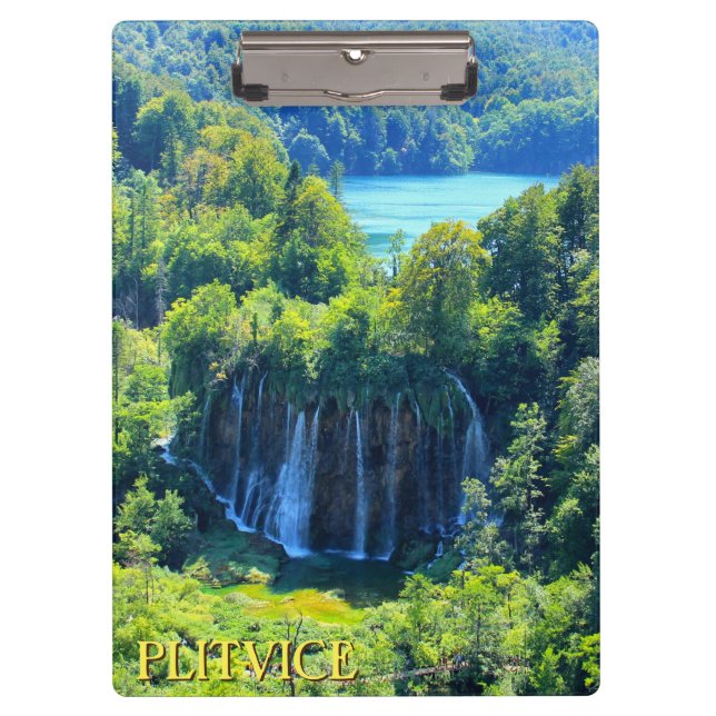 Plitvicer See Klemmbrett (Vorderseite)