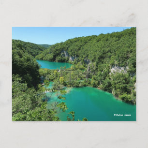 Plitvicer Seen Kroatien Feiertagspostkarte