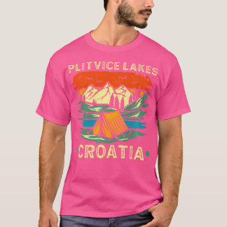 Plitvicer Seen Kroatien Nationalpark Camping Zelt T-Shirt