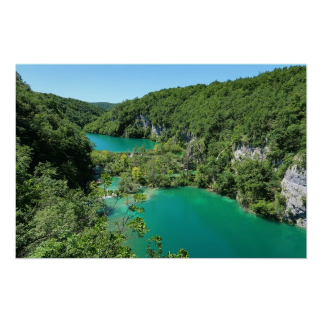 Plitvicer Seen Kroatien Poster (Vorderseite)