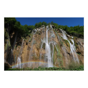 Plitvicer Seen Kroatien Poster