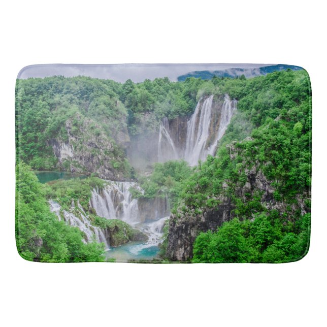 Plitvicer Wasserfall Badematte (Vorderseite)