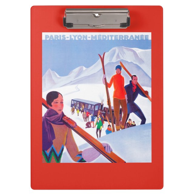 PLM-Bahn Werbeplakat Klemmbrett (Vorderseite)