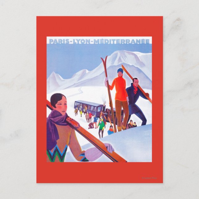 PLM-Bahnförderplakat Postkarte (Vorderseite)