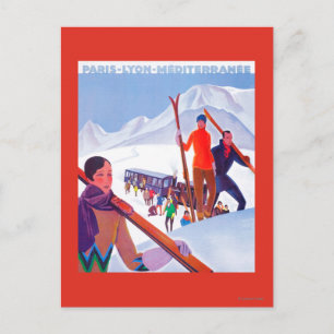 PLM-Bahnförderplakat Postkarte