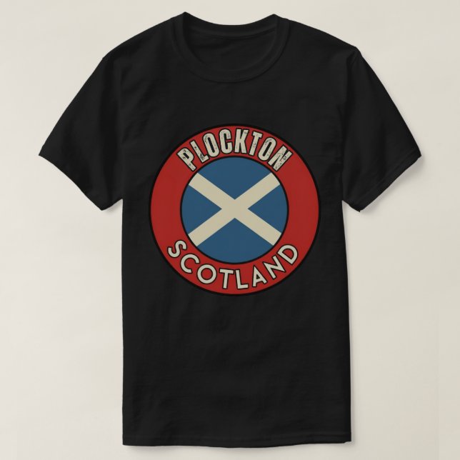 Plockton, Schottland T-Shirt (Design vorne)