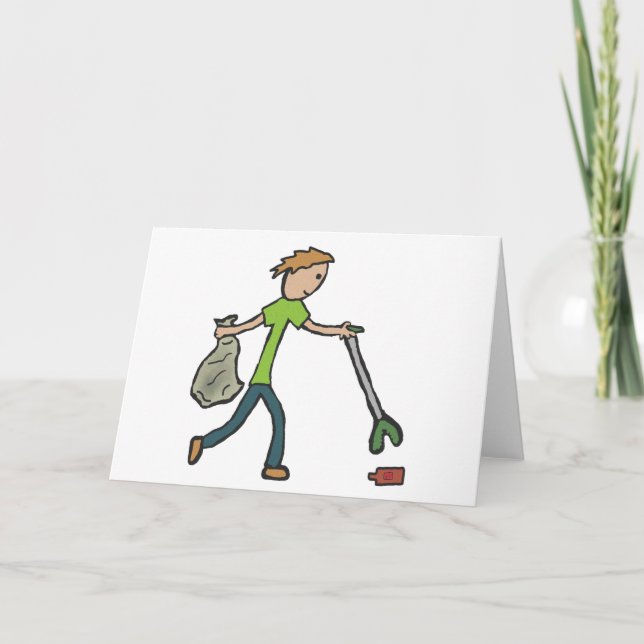 Ploggen und Litzen Picken Karte (Vorderseite)