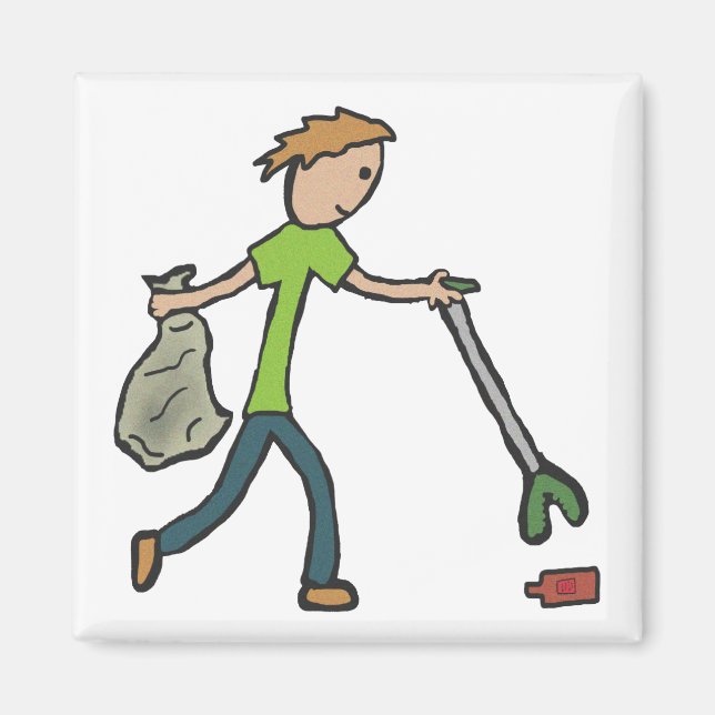 Ploggen und Litzen Picken Magnet (Vorne)