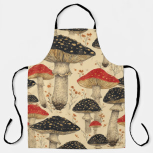 Plomb de champignons Casquettes écarlate - tablier