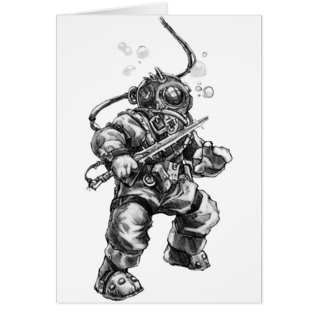 Plongeur de mer profonde (Devant)