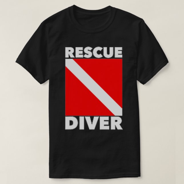 Plongeurs Certifiés Secourt Diver TShirt (Design devant)