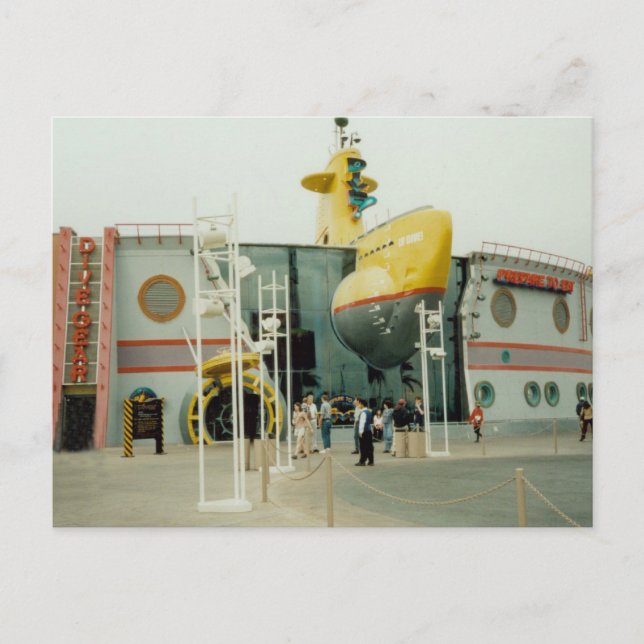 Plongez ! Carte postale du restaurant Las Vegas (Devant)