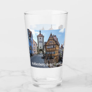 Plönlein in Rothenburg ob der Tauber, Deutschland Glas