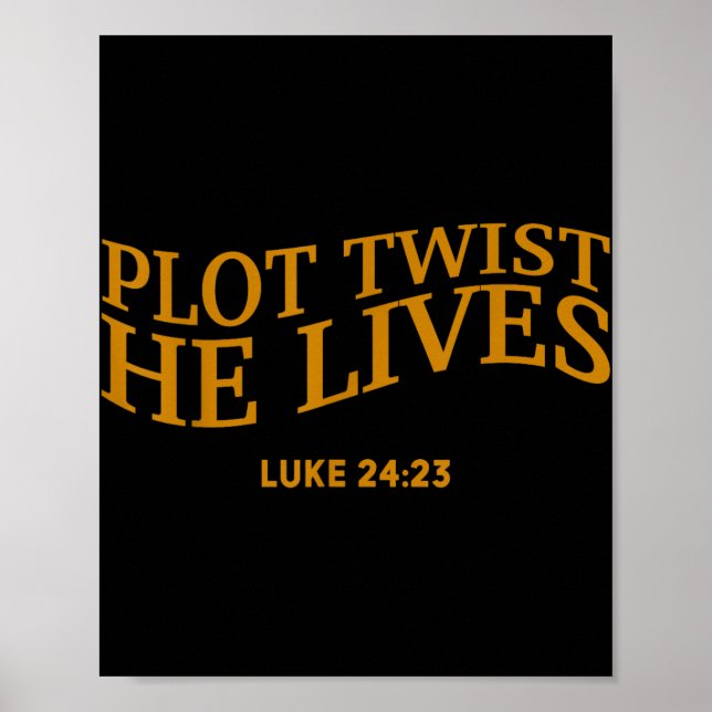 Plot Drehung Er lebt Christlich Osterhorn Tod Poster (Vorne)