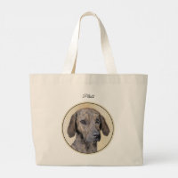 Plott Hound Malerei Brindle Niedlich Original Hund