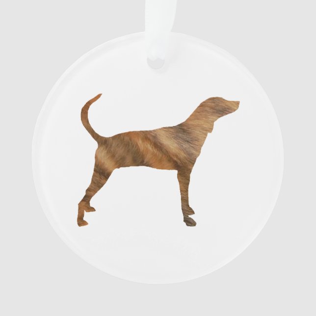 plott Jagdhund brindle silhouette.png Ornament (Vorderseite)