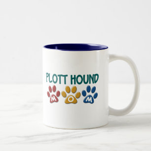 PLOTT JAGDHUND Mama-Tatzen-Druck 1 Zweifarbige Tasse