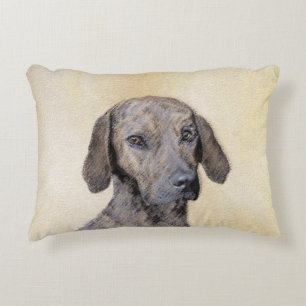 Plottengemälde - Niedliche Original Hundkunst Dekokissen