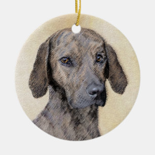 Plottengemälde - Niedliche Original Hundkunst Keramik Ornament