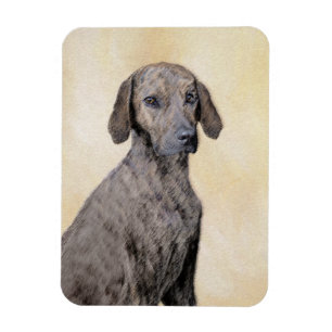 Plottengemälde - Niedliche Original Hundkunst Magnet