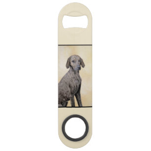 Plottengemälde - Niedliche Original Hundkunst Speed Flaschenöffner