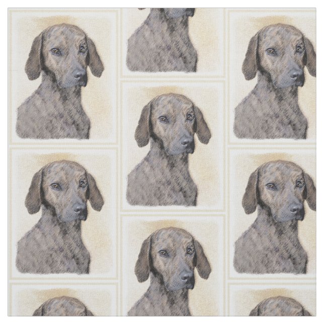 Plottengemälde - Niedliche Original Hundkunst Stoff (Muster)