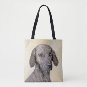 Plottengemälde - Niedliche Original Hundkunst Tasche