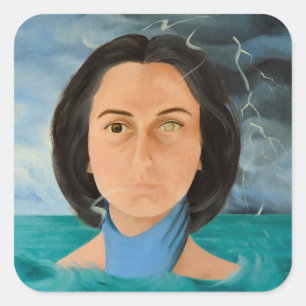 Plötzlich 2010 quadratischer aufkleber