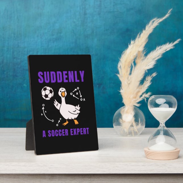 Plötzlich ein Fußball Experte Fotoplatte (Seite)