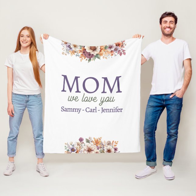 Plötzlich Liebe Sie Mama Fleecedecke (Beispiel)