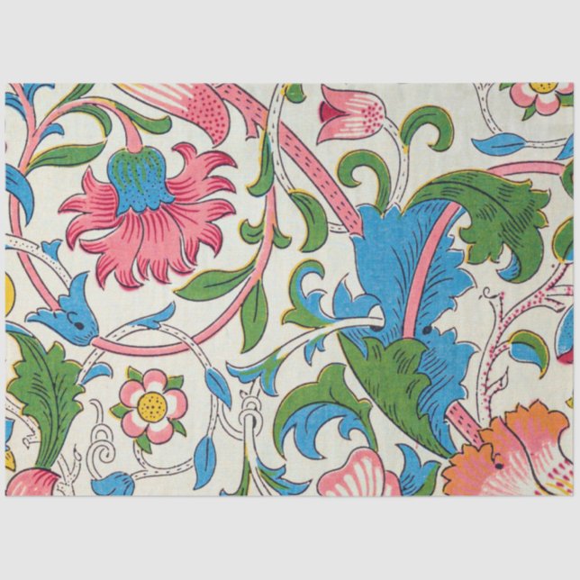 Plötzlich, William Morris Seidenpapier (Vorderseite)