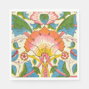 Plötzliche Rose (von William Morris) Serviette