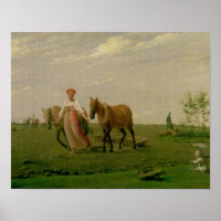 Ploughing in Spring, 1820s