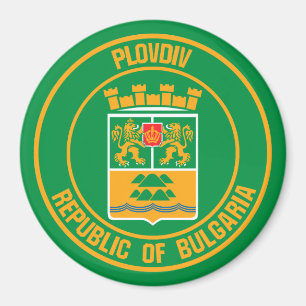 Plovdiv RundEmblem Magnet