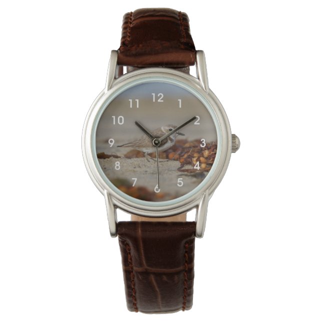 Plover und Algen Armbanduhr (Vorderseite)