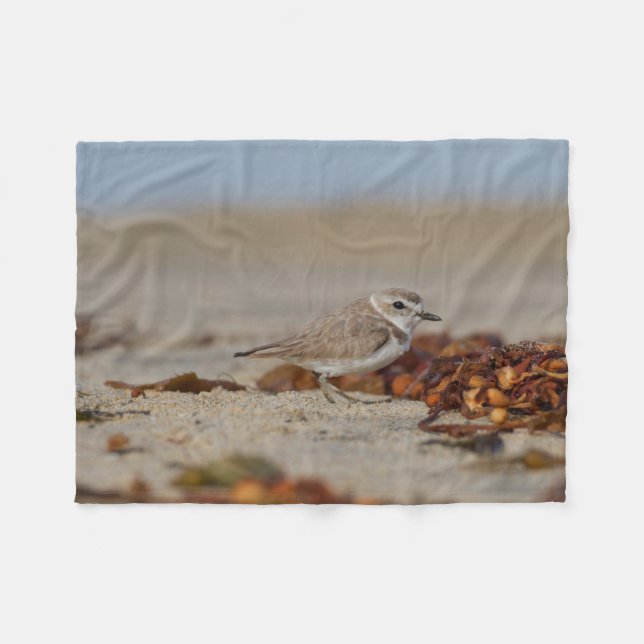 Plover und Algen Fleecedecke (Vorderseite (Horizontal))