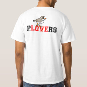 Plovers-Liebe (Design auf der Rückseite) T - Shir T-Shirt